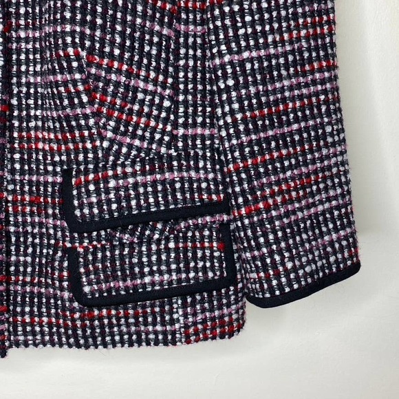 Ann Taylor Loft Womans Tweed Cropped Blazer Jacket Size 10 - Picture 2 of 9